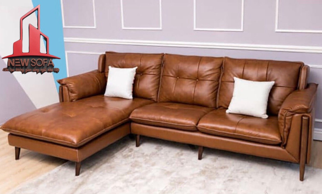 Sofa da thật rất phù hợp với giới đại gia, nhà giàu