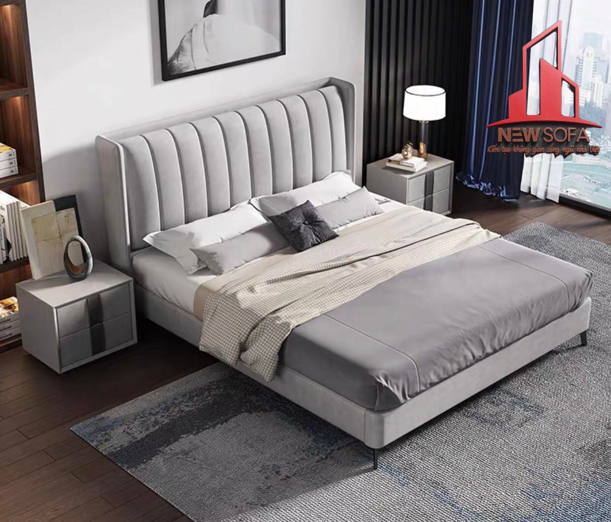 Giường ngủ hiện đại đẹp chuẩn Âu