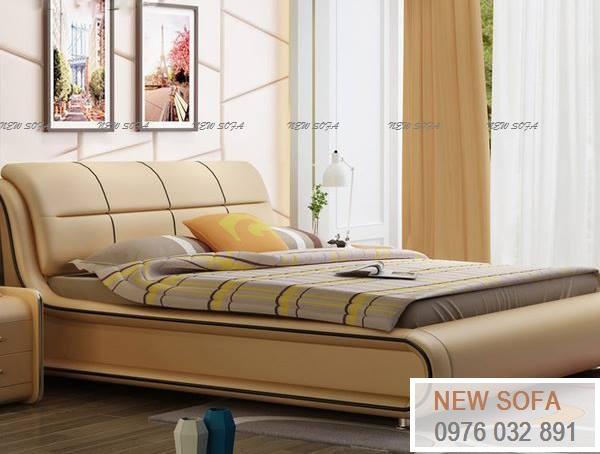 Giường ngủ màu da đẹp trang nhã, tinh tế được yêu thích cuồng nhiệt