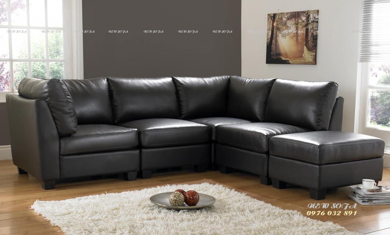 Ghế sofa da màu đen là lựa chọn lý tưởng cho giới đại gia, nhà giàu và doanh nhân thành đạt