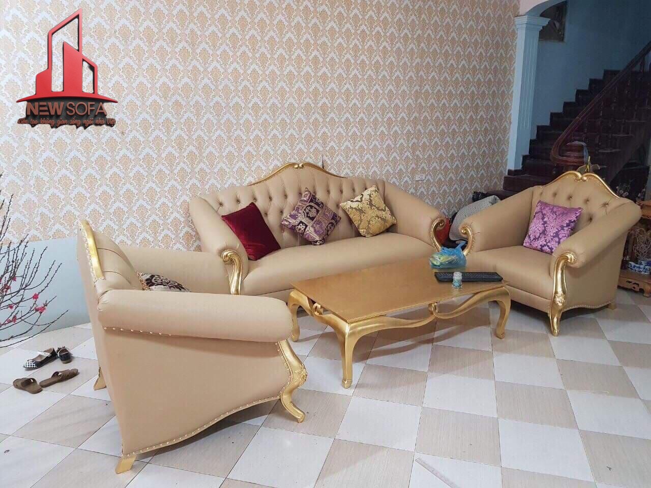Sofa da SFTCG cổ điển toát lên nét quý phái hơn người