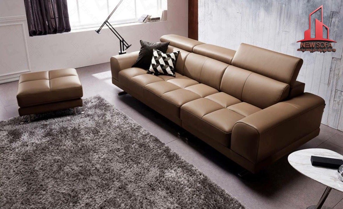 Bộ sofa SD06 hình chữ I được thiết kế phần lưng gấp gọn siêu tiện lợi