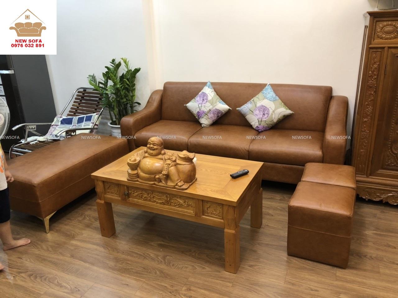 Kích thước sofa da thật nên chứa con số may mắn của chủ nhân sở hữu