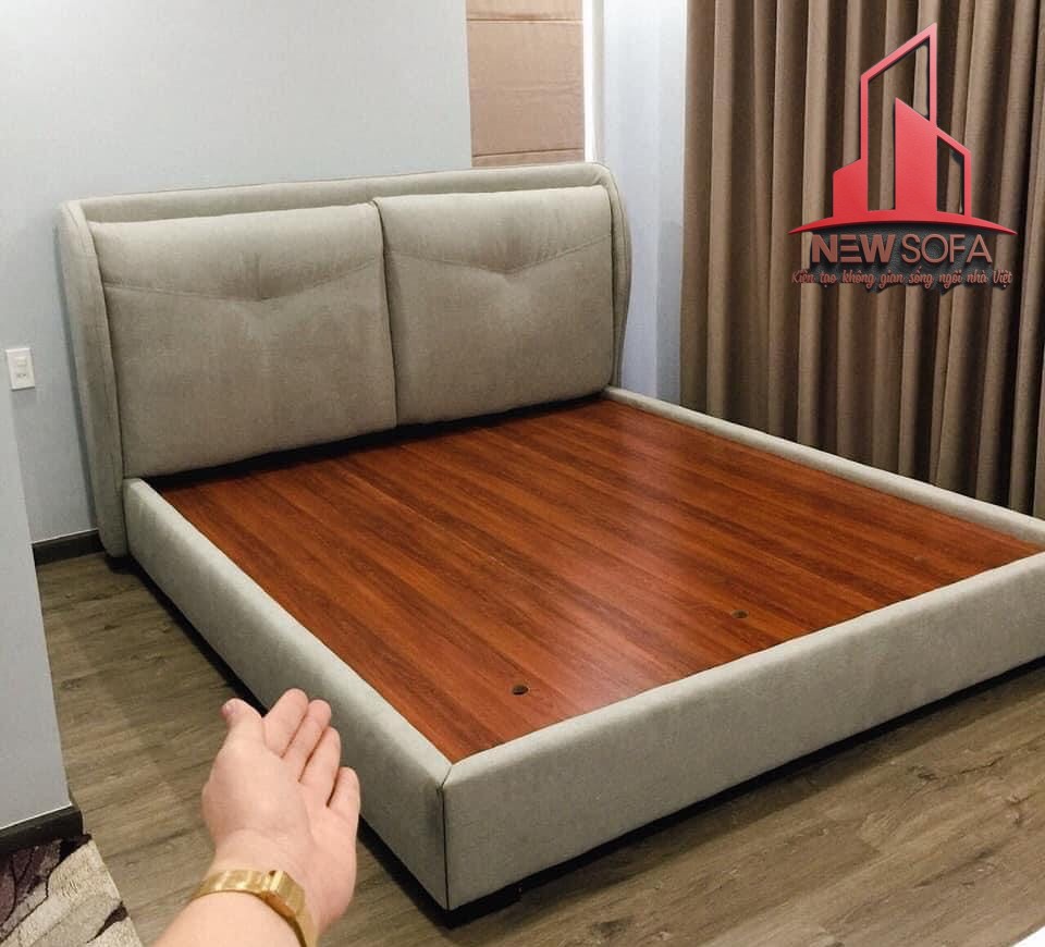 Mua giường bọc nỉ vừa vặn với phòng ngủ đảm bảo sự tiện ích cao
