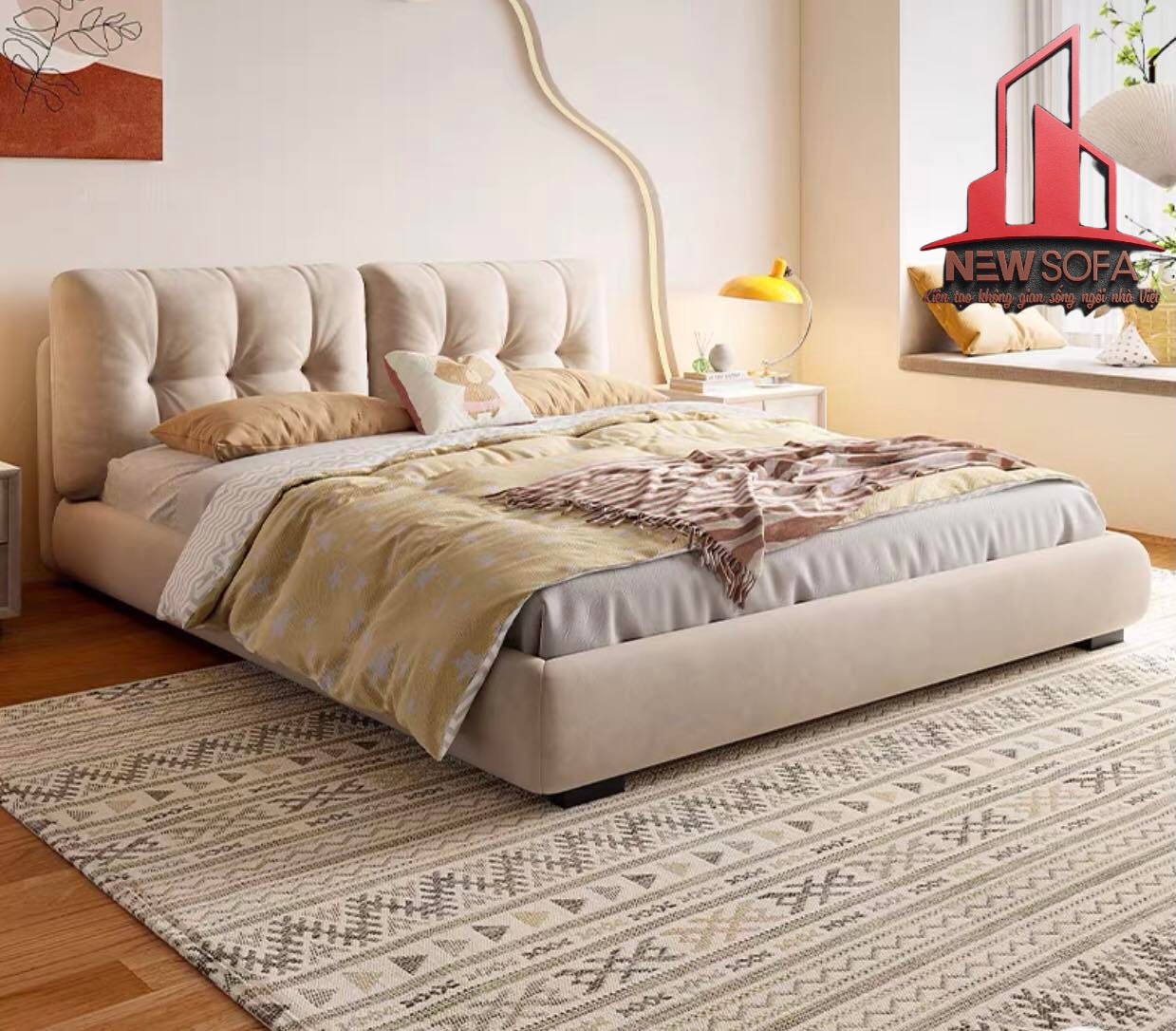 Bạn nên ưu tiên chọn cho mình chiếc giường nỉ cao cấp để sử dụng lâu dài