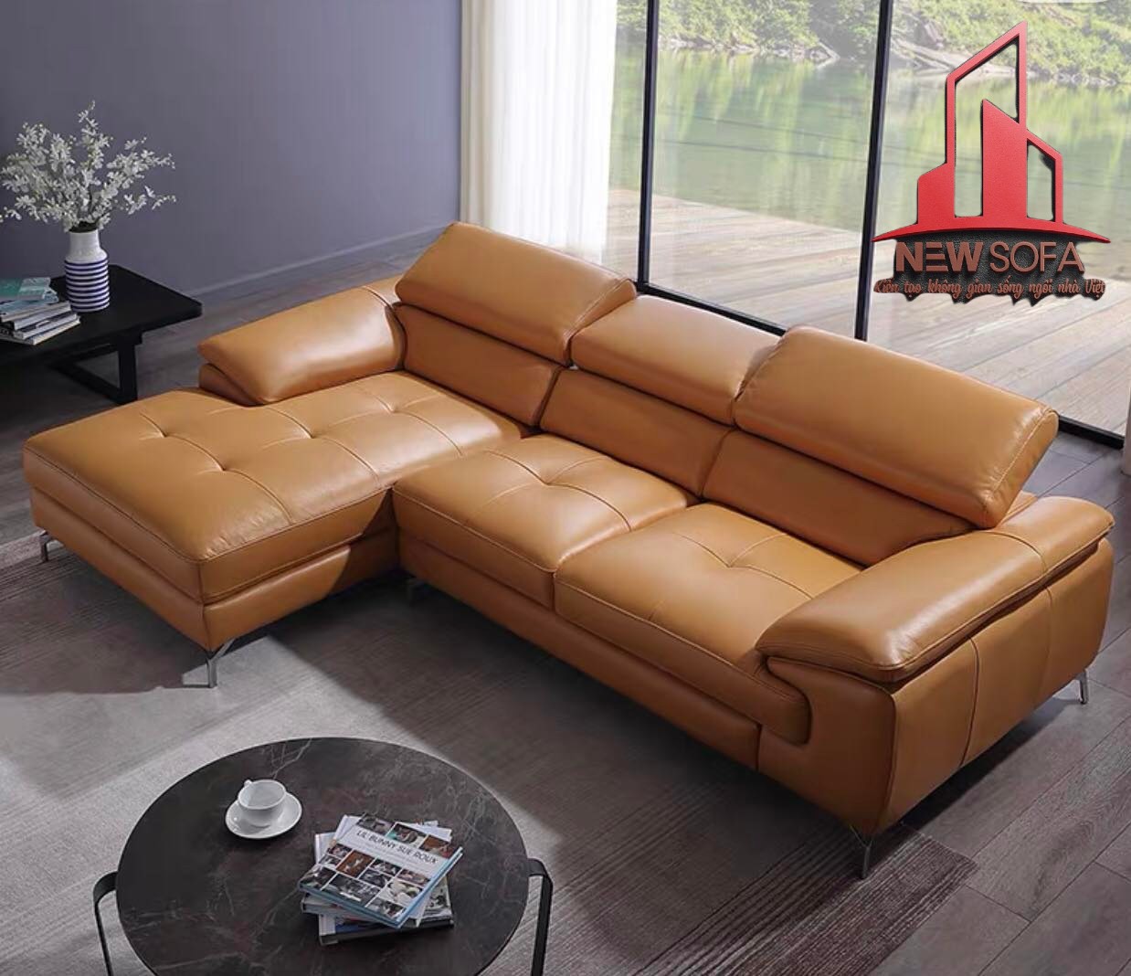 Ghế sofa góc kiến tạo không gian sống thẩm mỹ, hợp phong thuỷ