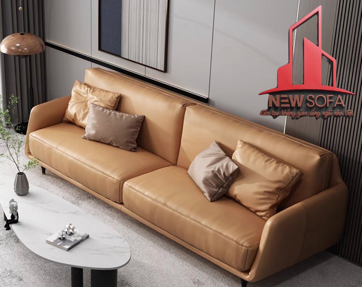 Sofa da thật được cấu tạo từ 5 bộ phận chính
