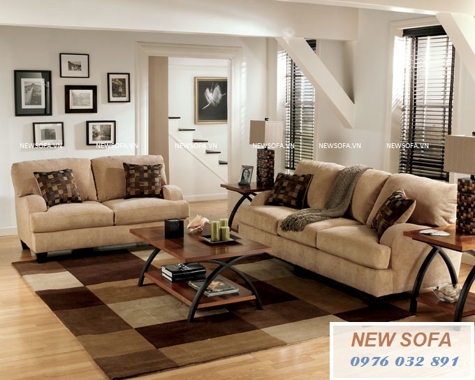 Ghế sofa nỉ mềm mại, êm ái như vuốt ve cơ thể người dùng
