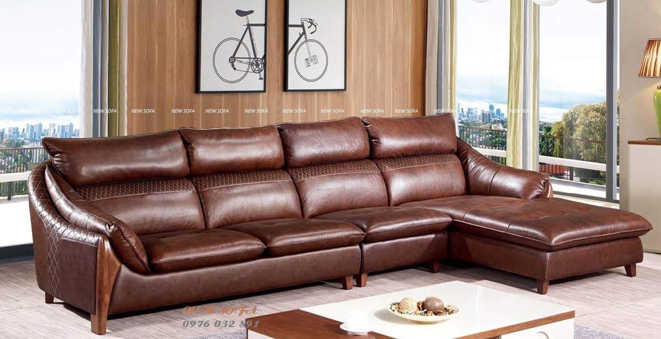 Sofa da bò Ý được gia công tỉ mỉ nên đẹp thẩm mỹ hơn sofa da giá rẻ