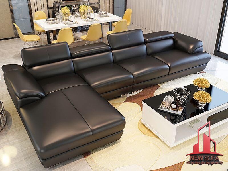 Bộ sofa da cao cấp sở hữu kiểu dáng thời thượng chứ không lỗi thời như sofa giá rẻ