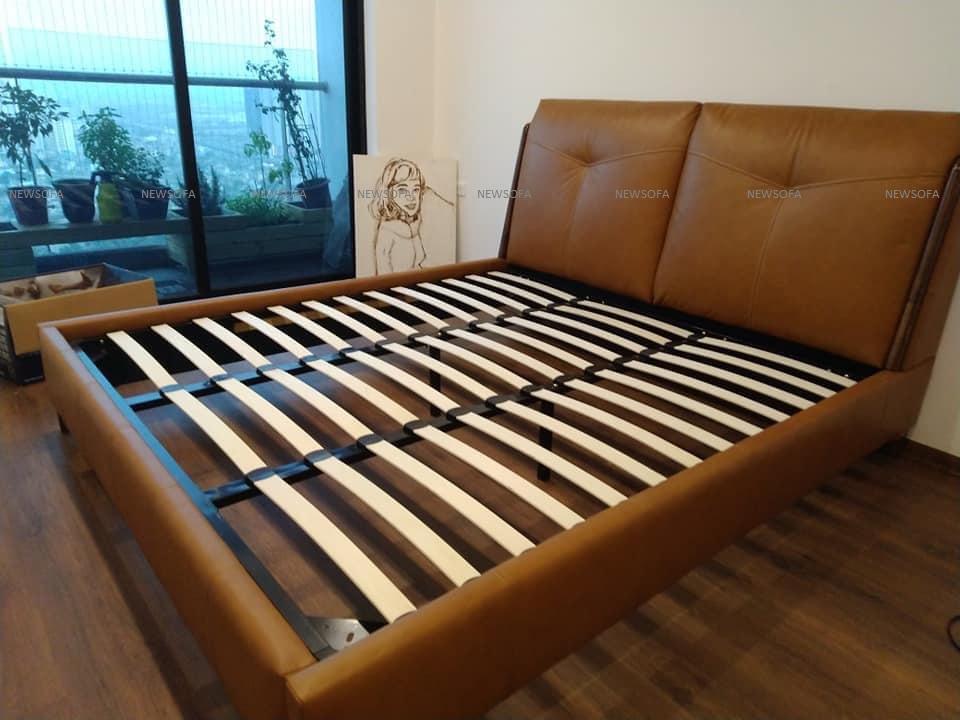 Giường Da Thật Ý Cao Cấp