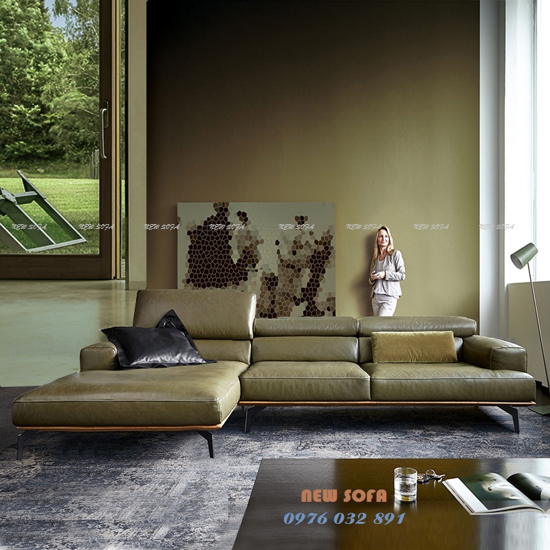 SOFA DA THẬT ST107